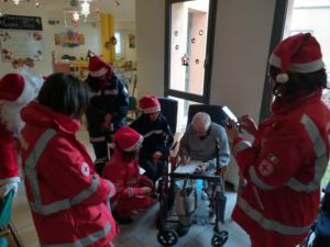 visita di Babbo Natale coi Volontari della Croce Rossa italiana